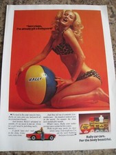 RALLY CAR CARE BODY BEAUTIFUL CAR WAX CARNAUBA BODYGUAR ADVERT APPROX A4 FILE 17