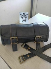 Motorcycle Black Leather Front