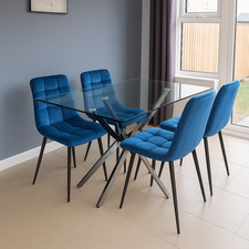 Modern Rectangle Glass Dining