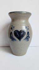 Vintage Salt Glaze Vase 16cm