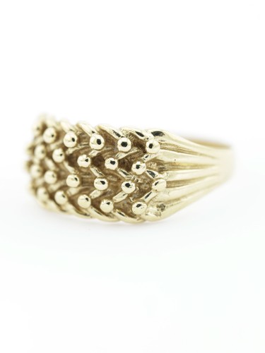 Gold keeper ring 9ct - ring,