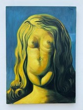 Rene Magritte (Handmade) Oil