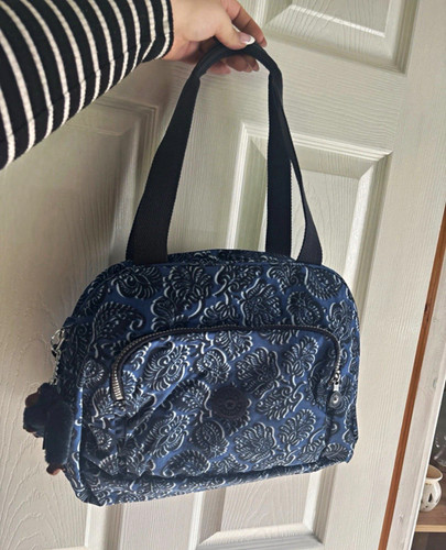 Kipling blue floral nylon - kipling,