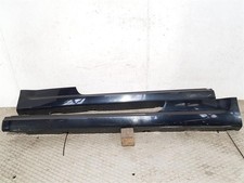 2004-2011 MK2 FORD FOCUS SIDE SKIRT SILL COVERS RH + LH BLACK 3 DOOR HATCHBACK