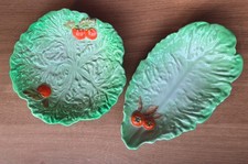2 Carlton Ware Lettuce Leaf &