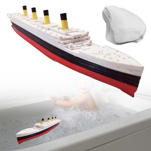 Split half titanic bath - half,