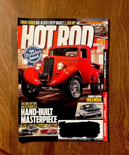 Hot rod magazine september - rod,