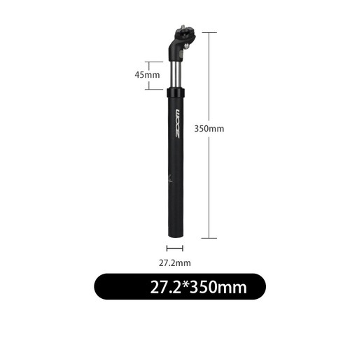 Zoom black 2x350mm mountain - black,