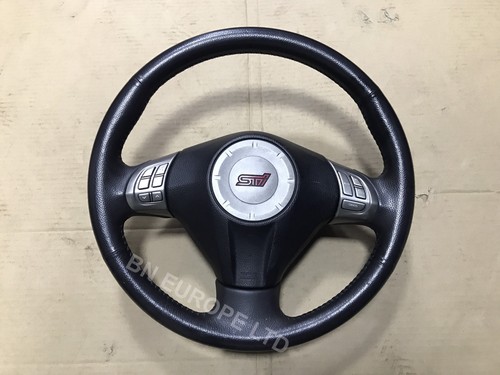 Genuine leather steering wheel - steering,