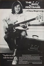 Vintage WAL BASS ADVERT Poster