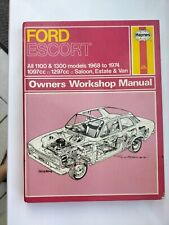 FORD ESCORT MK1 1100 1300 SALOON ESTATE VAN (1968-74) OWNERS WORKSHOP MANUAL