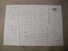 RC Model World Plans of Thomas Morse S-4C Scout a Scale biplane model 35" span