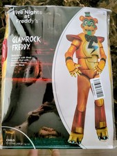 Glamrock Freddy Costume Five Nights at Freddy's FNAF Size Child XL Deluxe Padded