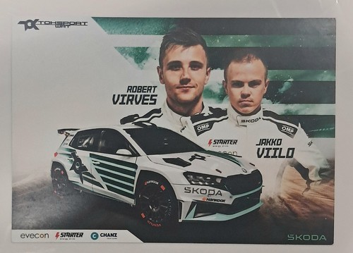 Robert virves rally postcard - robert,
