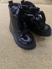 Next Kids Black Boots Size 6
