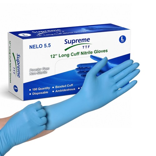 Long cuff nitrile - long,