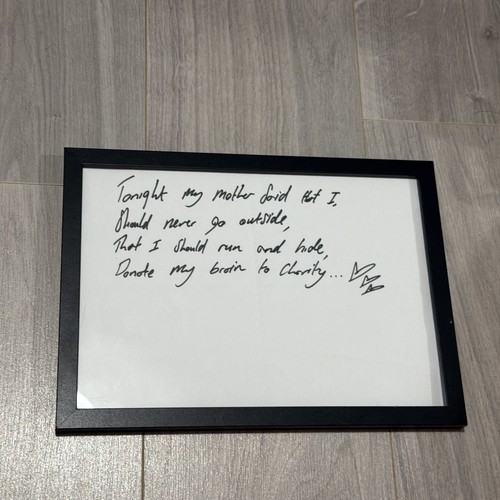 Yungblud hand written charity - hand,
