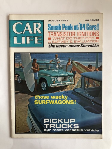 Car life magazine - car, 1963