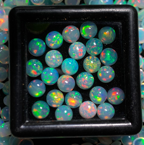 Ethiopian fire opal - opal, loose
