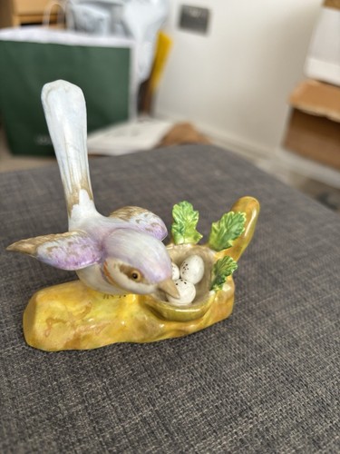 Crown staffordshire bird j - staffordshire, by
