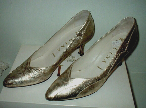 Gina london gold leather - london,