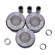 PISTONS WITH RINGS x3 FOR FORD 1.0 12V ECOBOOST ENGINE - HIGH QUALITY NEW