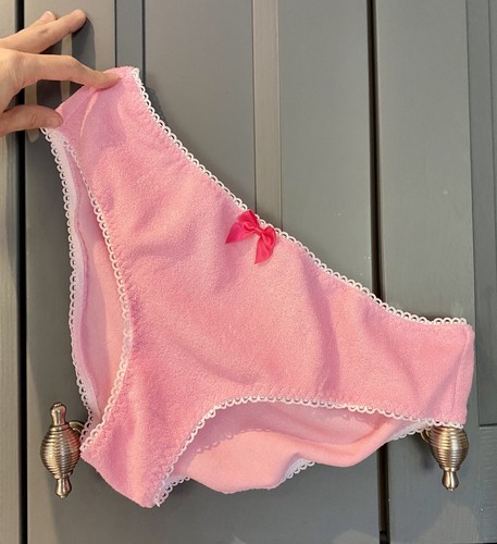Handmade terry towelling pink
