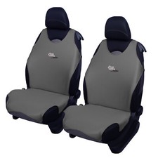 2 Grey Front Car Seat Covers