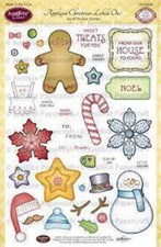 Applique Christmas Labels One