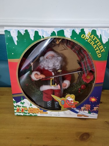 Musical christmas wreath - 11",