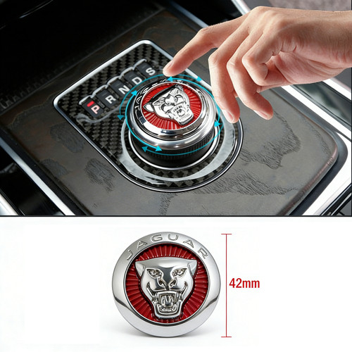 42mm red gear shift knob - gear,