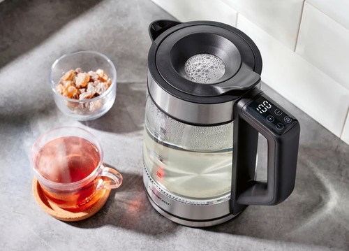Silver crest glass kettle led - glass,