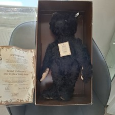 Superb Vintage Steiff Titanic 1912 Limited Edition Mohair Black Bear 02997