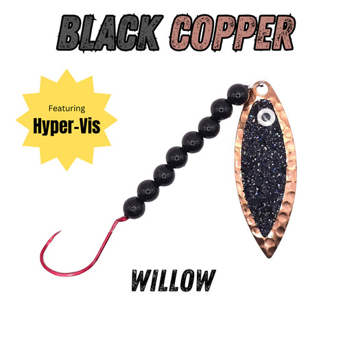 Copper worm harness spinner - copper,