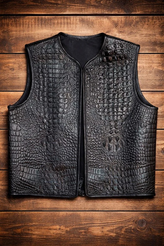 Mens biker waistcoat black - mens,