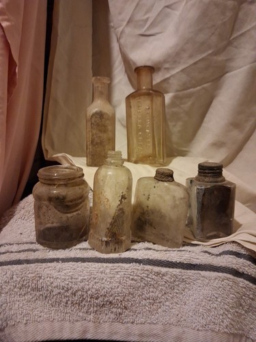 Old bottles ink bottle - old, bottles,