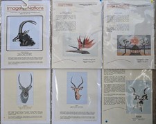Image In Nations Cross Stitch Kits x 6 - African Antelopes