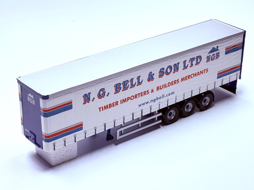 Corgi tri axle curtainside - -, tri-axle