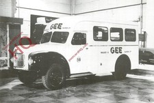 Postcard: 1954 COMMERCIAL MOTOR SHOW, SEDDON 25 CWT DIESEL MINIBUS (GEE) (REPRO)