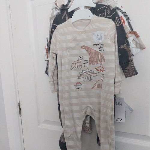 Pack dinosaur footed - 3,