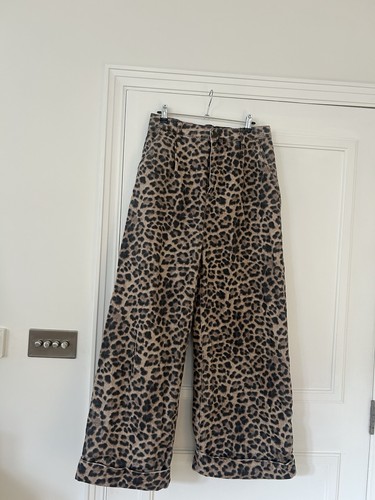 Pilcro leopard print - print, wide-leg