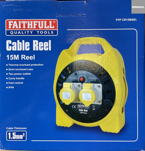 110v faithfull 15m - 110v,