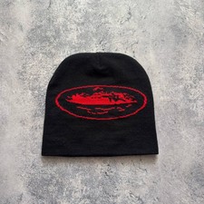 CRTZ Corteiz Black Beanie Red