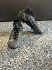 Nike Mercurial Vapor Superfly 8 Elite SG Football Boots Size Uk 8 Black Blue 