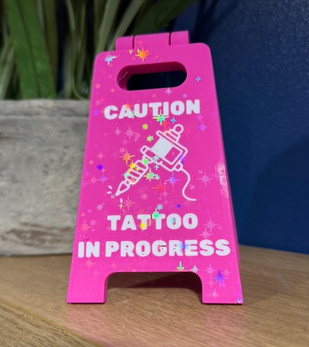 Funny caution tattoo - caution, in