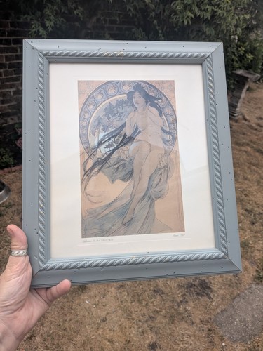 Mucha art nouveau framed - , print