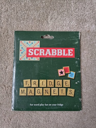 100 scrabble fridge magnets - scrabble,