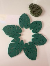 7-Piece Monstera Leaf Coaster
