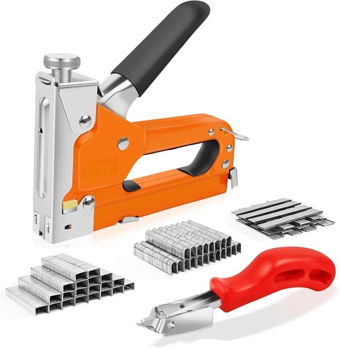 Heavy duty staple gun - 3, in