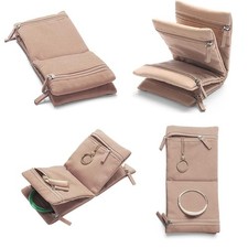 Velvet Jewelry Organizer Book Design Storage Bag  for Rings/Necklace/Earrings